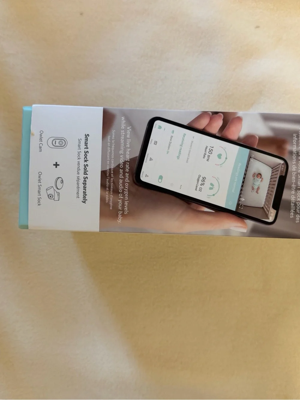 Owlet Smart Baby Monitor Camera - White